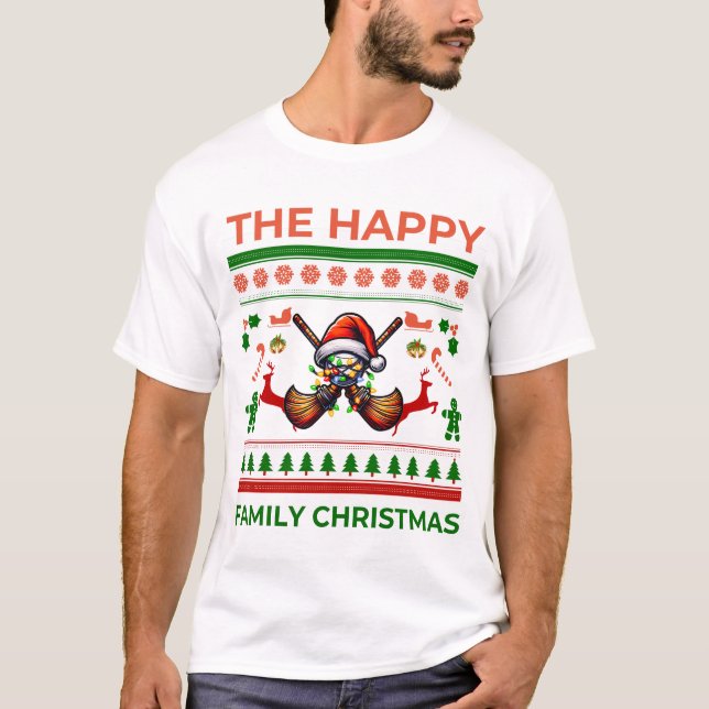 Camiseta Bola de Natal Hat Xmas (Frente)
