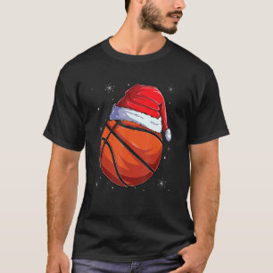 Camiseta Bola de Natal Santa Hat Engraçado Esporte Xm