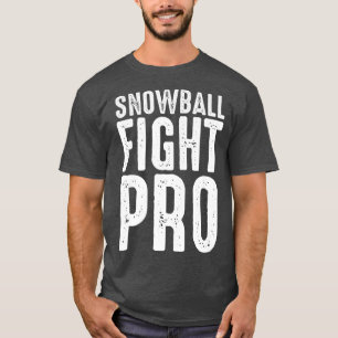 Camiseta Bola de Neve Luta Pro Engraçada Jogo de Neve