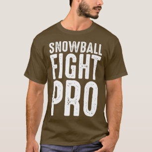 Camiseta Bola de Neve Luta Pro Engraçada Jogo de Neve