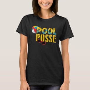 Camiseta Bola de praia de piscina e festa de piscina de ócu