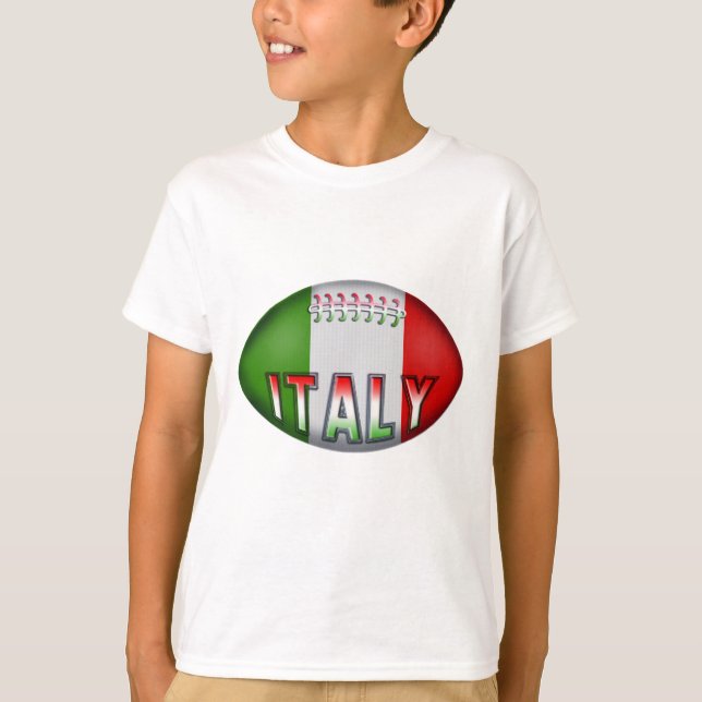 Camiseta Bola de rugby de Italia (Frente)