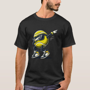 Camiseta Bola De Tênis Com Óculos De Sol Engraçada P