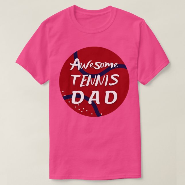 Camiseta Bola de Tênis do Pai Aberto dos EUA 2 (Frente do Design)