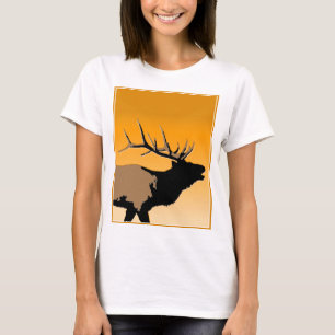Camiseta Bola de Touro de Bugling na Arte Solitária Origina