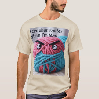Camiseta Bola de velocidade do crochet