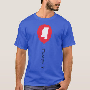 Camiseta Bola do Estado do Mississippi