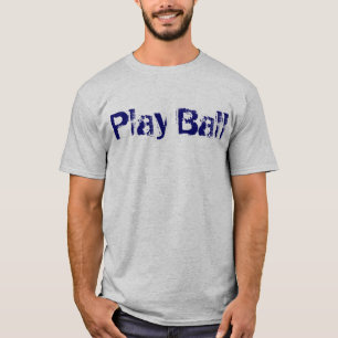 Camiseta bola do jogo do t-shirt dos homens do softball