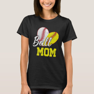 Camiseta Bola Engraçada Mamãe Mamãe Suave Presente Para Bei