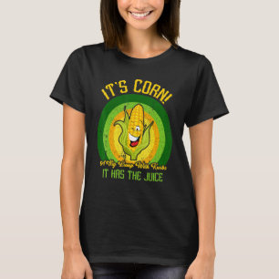 Camiseta Bola grande de milho Itu2019s com botões que tem o