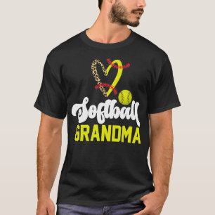 Camiseta Bola Leopardo Coração Bonita Stitches Engraçados S