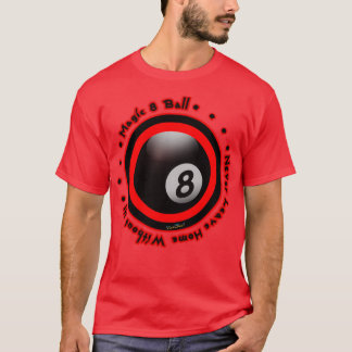Camiseta Bola Magia 8 Nunca Sai De Casa Sem Ela