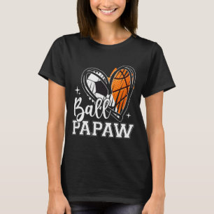 Camiseta Bola Mamão Futebol Basquetebol Coração