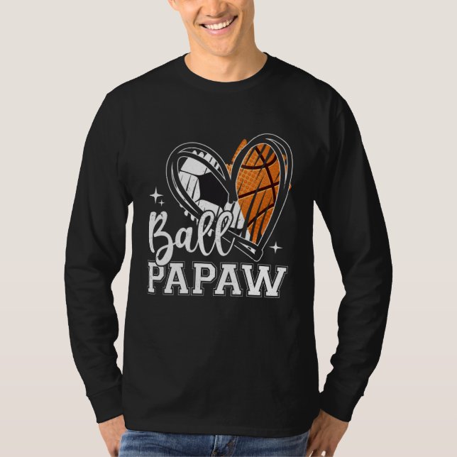 Camiseta Bola Mamão Futebol Basquetebol Coração (Frente)