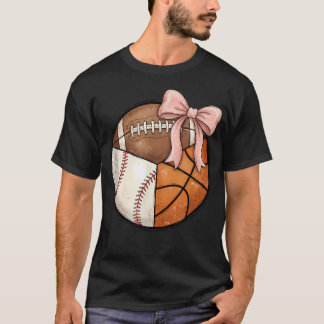 Camiseta Bola Multi Esporte Arco Rosa Beisebol Futebol