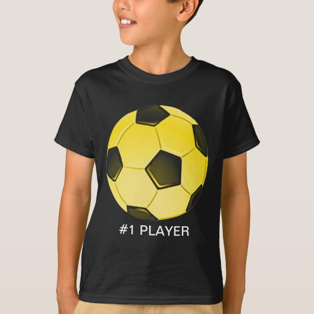 Camiseta Bola ou Futebol Americano Amarelo (Frente)