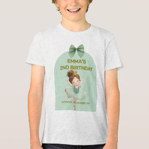 Camiseta Bola Princesinha Verde Menta