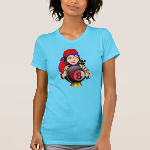 Camiseta Bola w/Gypsy do cristal oito