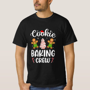 Camiseta Bolacha Baking Crew presente engraçado de Natal