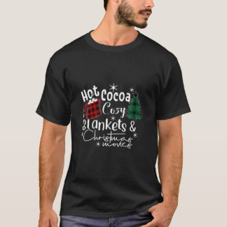 Camiseta Bolachas de Cacau Quente Paneladas Filmes de Natal