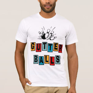 Camiseta Bolas da calha da boliche