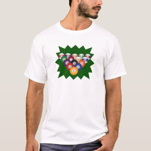 Camiseta Bolas da piscina/bilhar: Bilhar: T-shirt