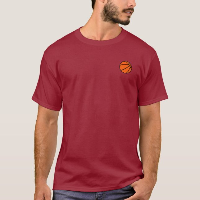 Camiseta bolas de basquete (Frente)