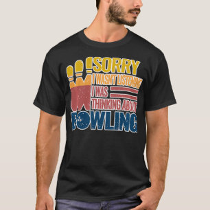 Camiseta bolas de boliche rolam tigela retrô vintage bolich