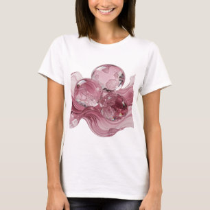 Camiseta Bolas de CRISTAL de Prata Moderna Impressão
