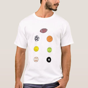 Camiseta Bolas de Esporte