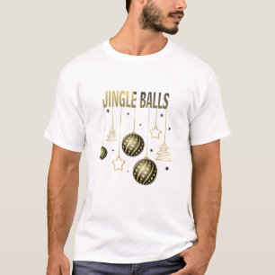 Camiseta bolas de Natal engraçadas