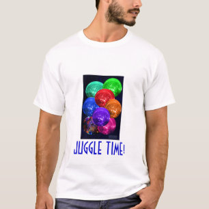 Camiseta Bolas de néon do espaço de Cyrstal