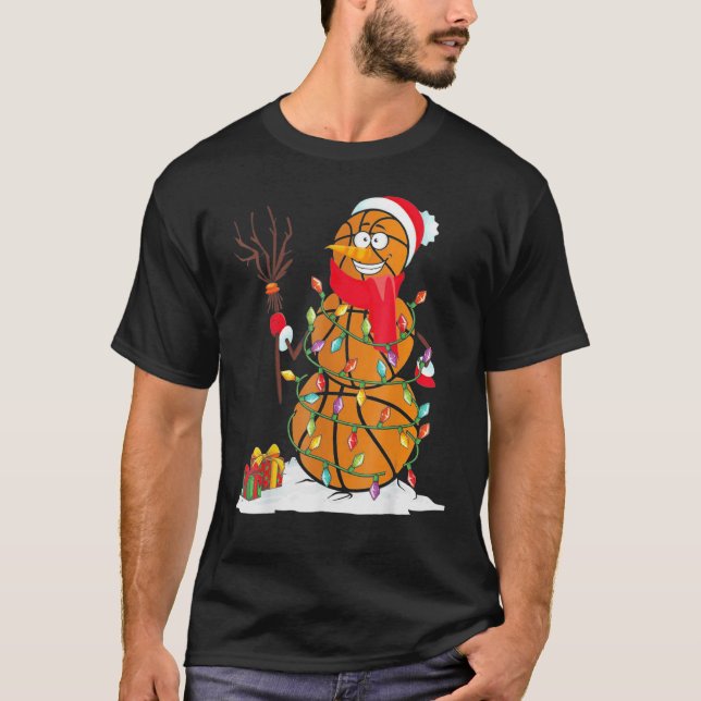 Camiseta Bolas de Neve de Basquetebol (Frente)