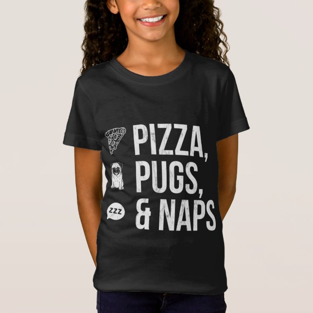 Camiseta Bolas de pizza e sono (Frente)