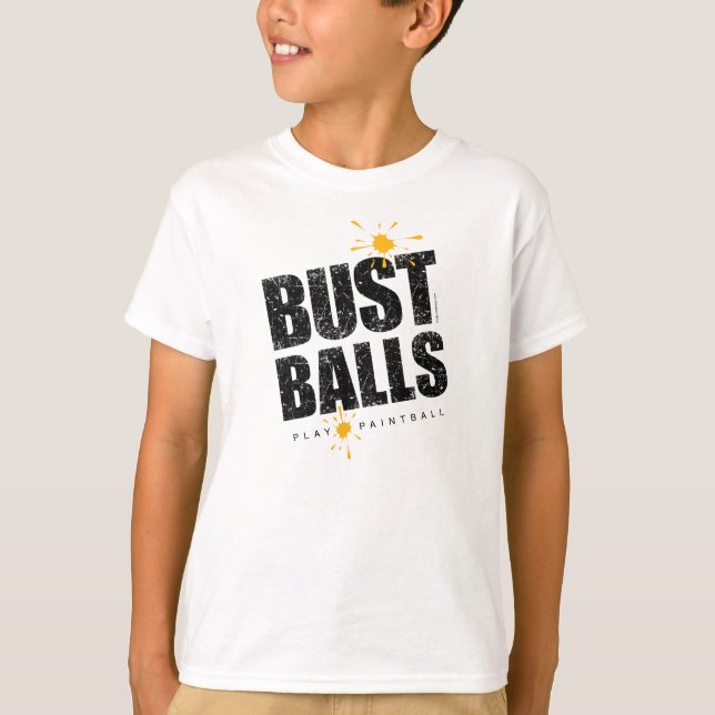 Camiseta Bolas de Pressão de Paintball (Frente)