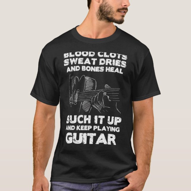 Camiseta Bolas De Sangue Secas Suores E Ossos Curam-No (Frente)