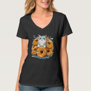 Camiseta Bolas Engraçadas com Gato de Rosto Americano