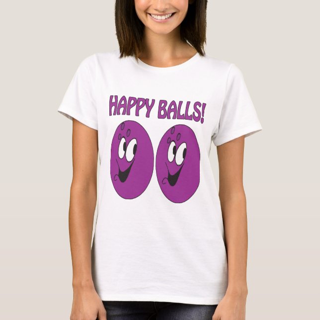 Camiseta Bolas felizes (Frente)