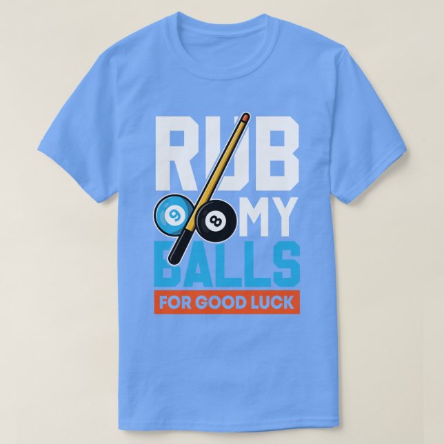 Camiseta Bolas para boa sorte (Frente do Design)