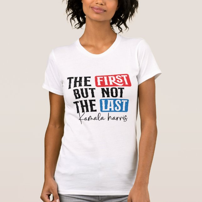 Camiseta Bold First e Last Typografia Design - Personalize (Frente)