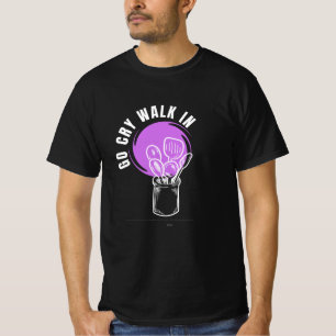 Camiseta Bold GO CRY WALK IN T-Shirt - Enfrente-o