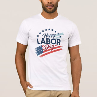 Camiseta Bold Labor Day Typography T-Shirt Design
