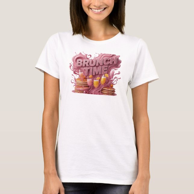 Camiseta Bold Red BRUNCH TIME Tee (Frente)