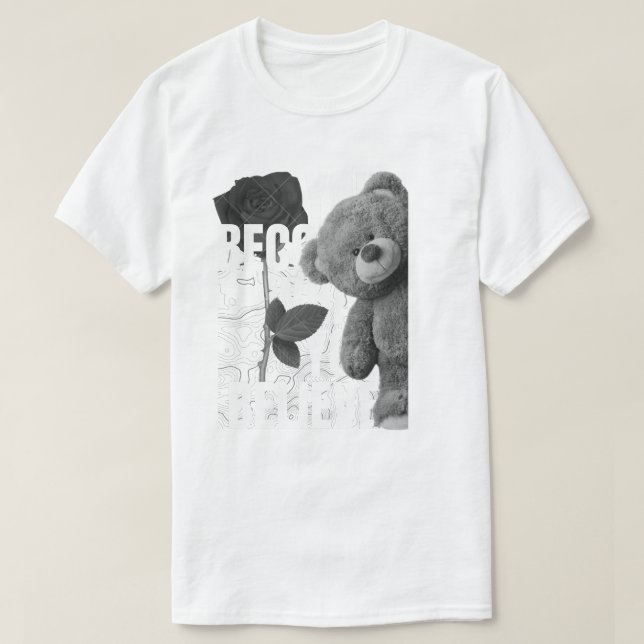 Camiseta Bold Retro Motivational Graphic Tee (Frente do Design)