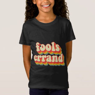 Camiseta Bold Vintage "Fools Errand" Graphic Impressão nº 2