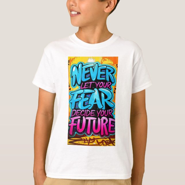 Camiseta "Bold Words, Bright Future" (Frente)