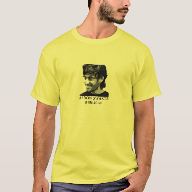 Camiseta BoldProgressives.org -- Aaron Swartz (Frente)