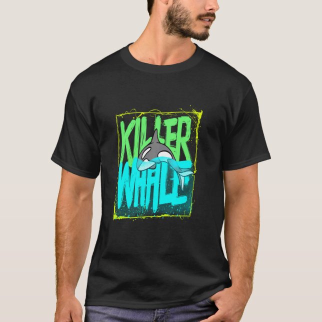 Camiseta Boleia Assassina, Orcas, Longa Capa (Frente)