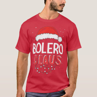 Camiseta Bolero Santa Claus Figurino de Natal T-Sh