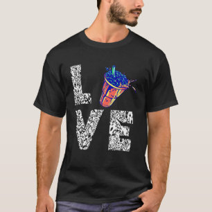 Camiseta Bolha Chá Love Tapioca Pearl Boba Tea Sweet Bebê